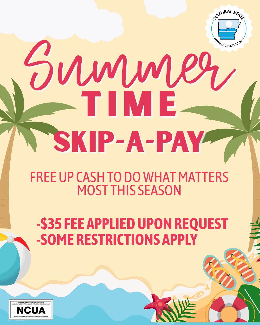 Summer Time Skip-A-Pay
